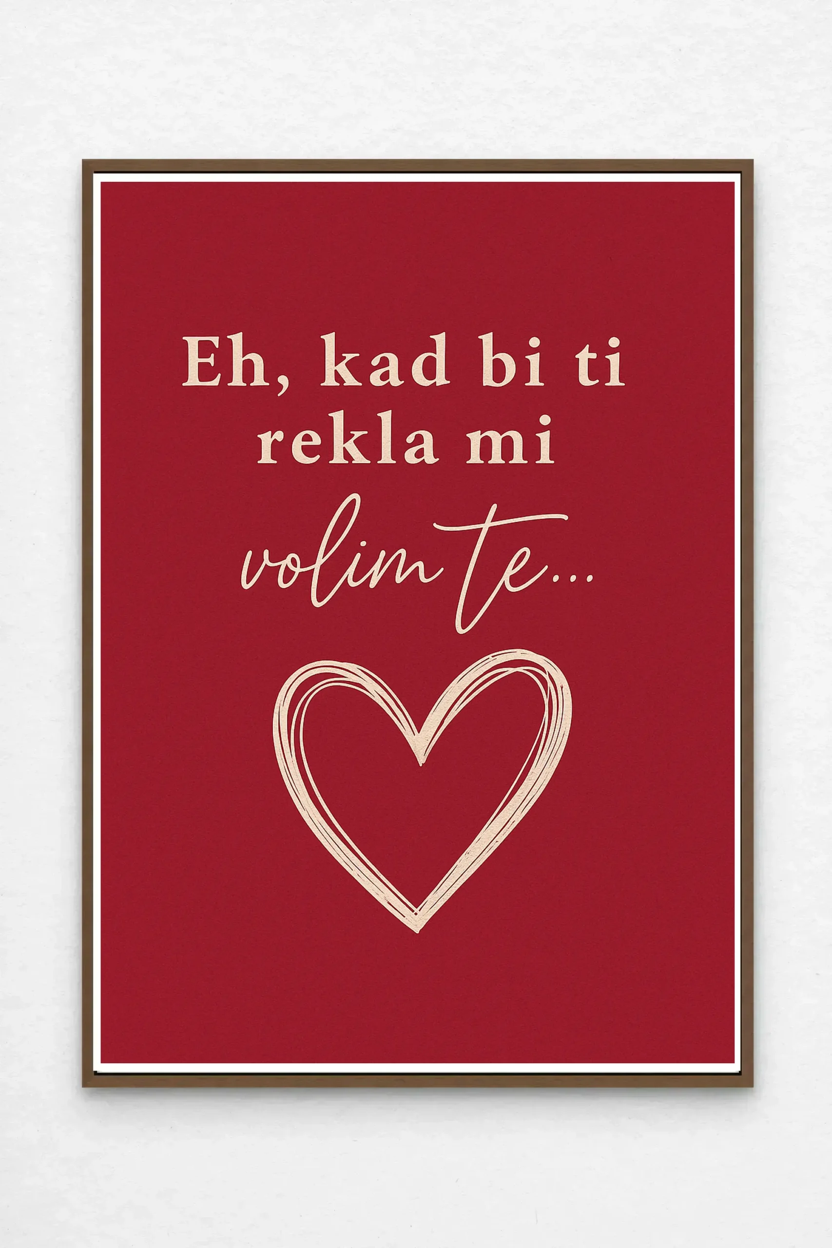 KAD BI TI REKLA MI VOLIM TE
