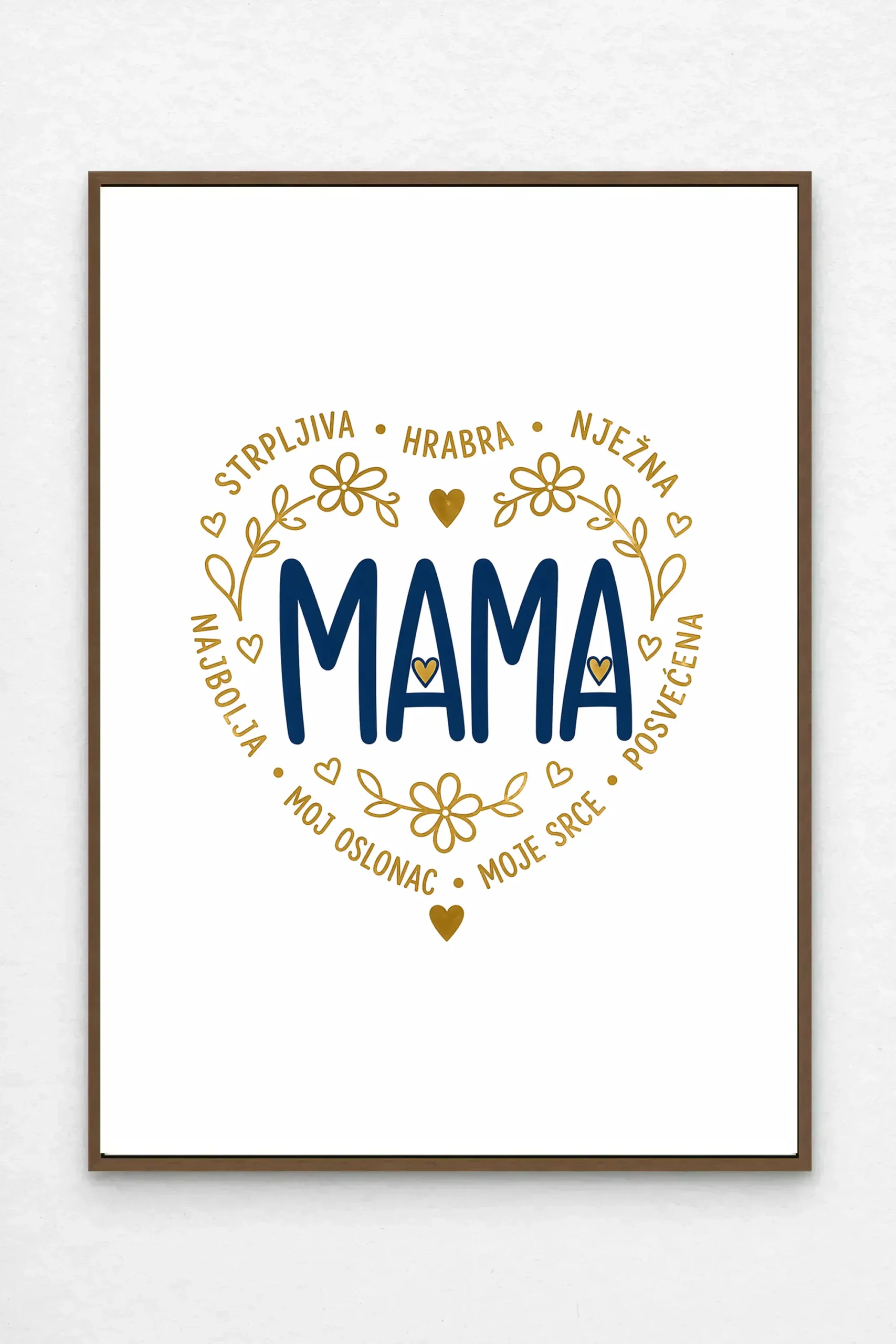 MAMA VOLIM TE PLAKAT