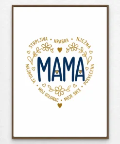 MAMA VOLIM TE PLAKAT